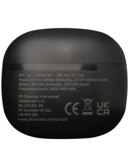 Auriculares True Wireless Bluetooth® de plástico reciclado con almohadillas de silicona N09284421