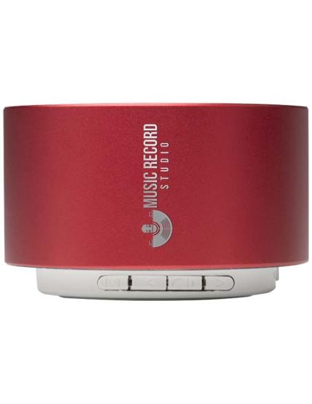 Altavoz inalámbrico Bluetooth® de aluminio reciclado de 3 W N12684421