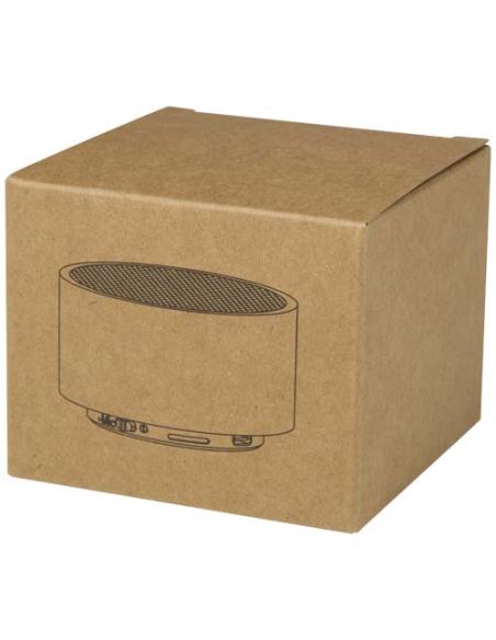 Altavoz inalámbrico Bluetooth® de aluminio reciclado de 3 W N35684421