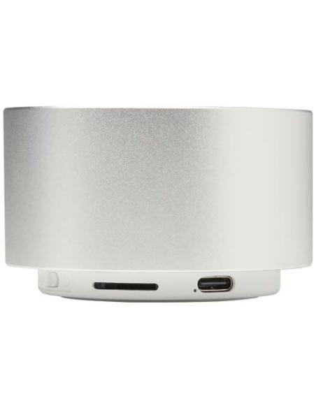 Altavoz inalámbrico Bluetooth® de aluminio reciclado de 3 W N18684421