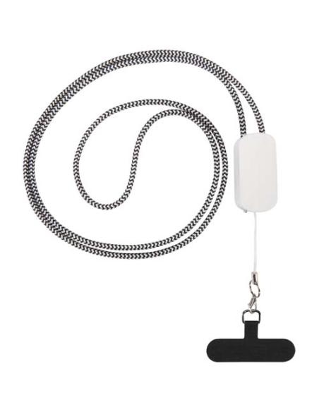 Lanyard de plástico reciclado para smartphone con cable integrado 5 en 1 de 27 W N10494421