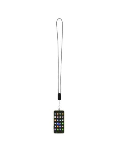 Lanyard de plástico reciclado para smartphone con cable integrado 5 en 1 de 27 W N09494421