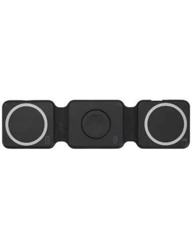 Cargador inalámbrico plegable 3 en 1 de 15 W de plástico reciclado N09894421