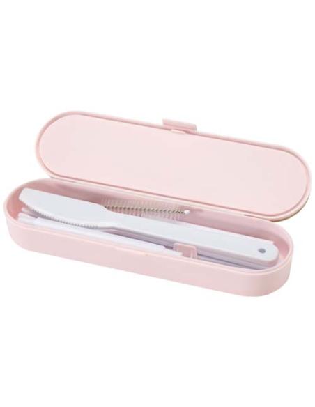 Set de cubiertos con tapa de bambú N04563621