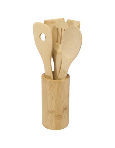 Set de utensilios de cocina de bambú N17273621