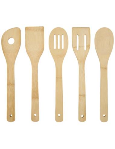 Set de utensilios de cocina de bambú N17273621