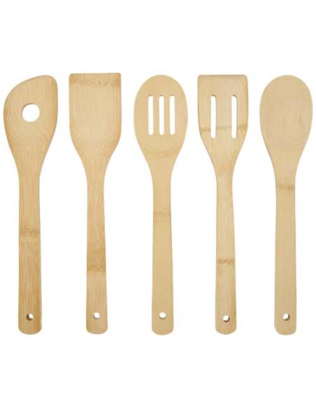 Set de utensilios de cocina de bambú N17273621
