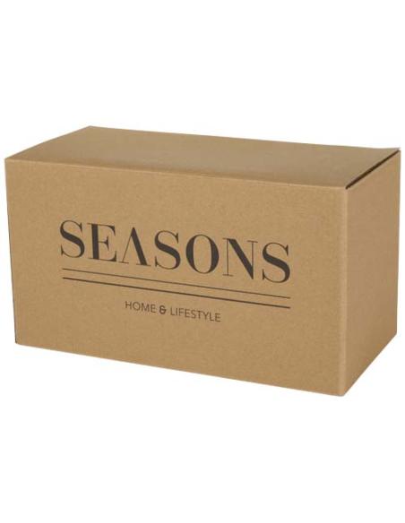 Set de bandeja de madera y vasos de vidrio acabado mate N70204621