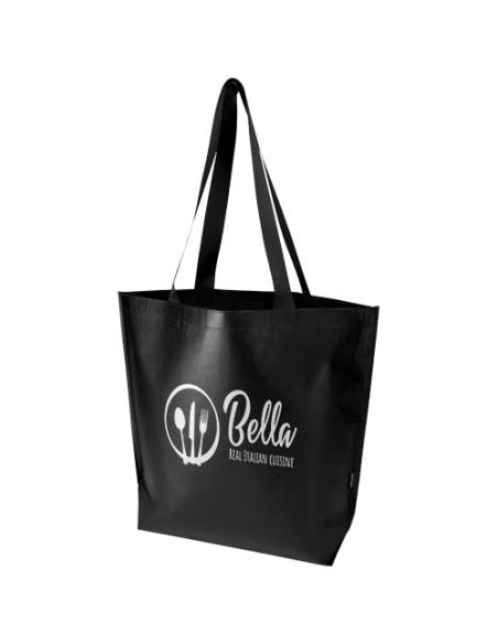 Bolsa Tote gran tamaño de 30l de material reciclado GRS con doble laminado N09311031