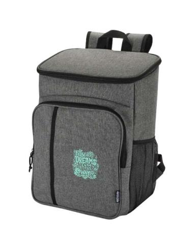 Mochila picnic nevera de 20l con material reciclado GRS incluyendo set de cubiertos N70021031