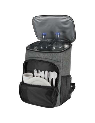 Mochila picnic nevera de 20l con material reciclado GRS incluyendo set de cubiertos N70021031