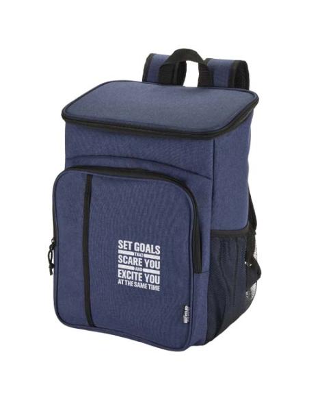 Mochila picnic nevera de 20l con material reciclado GRS incluyendo set de cubiertos N55021031