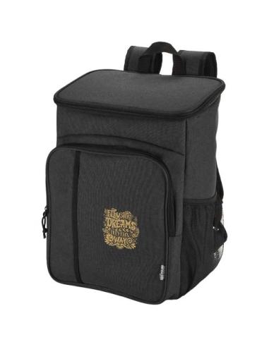 Mochila picnic nevera de 20l con material reciclado GRS incluyendo set de cubiertos N09021031