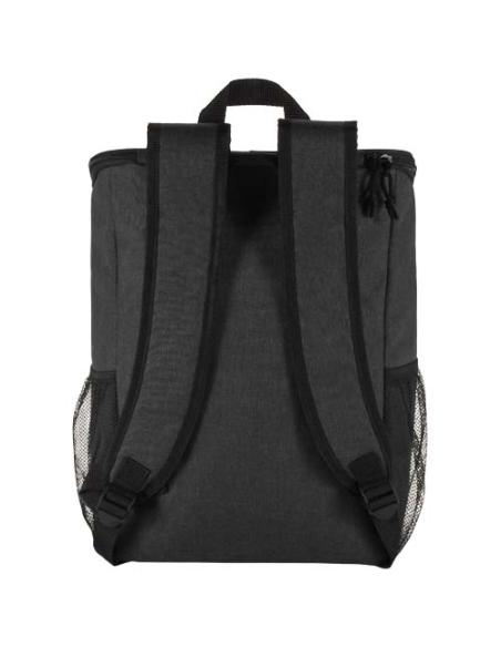 Mochila picnic nevera de 20l con material reciclado GRS incluyendo set de cubiertos N09021031