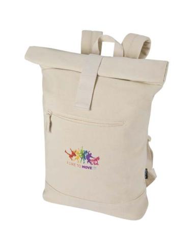 Mochila de 14" enrollable de 16l con material reciclado GRS N60321031