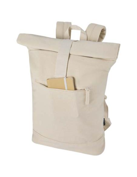 Mochila de 14" enrollable de 16l con material reciclado GRS N60321031