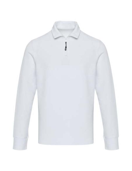 Polo unisex de manga larga y media cremallera N01015593