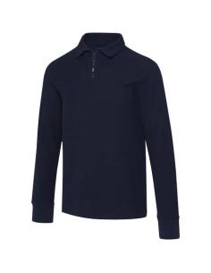 Polo unisex de manga larga y media cremallera N01015593