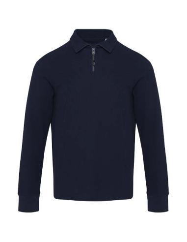 Polo unisex de manga larga y media cremallera N05515593