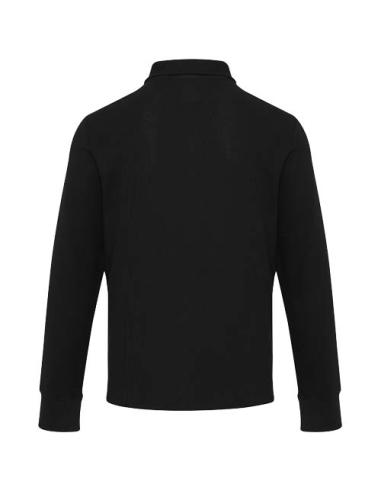 Polo unisex de manga larga y media cremallera N00915593