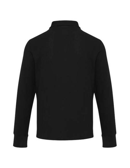 Polo unisex de manga larga y media cremallera N00915593