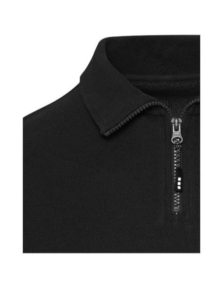 Polo unisex de manga larga y media cremallera N00915593