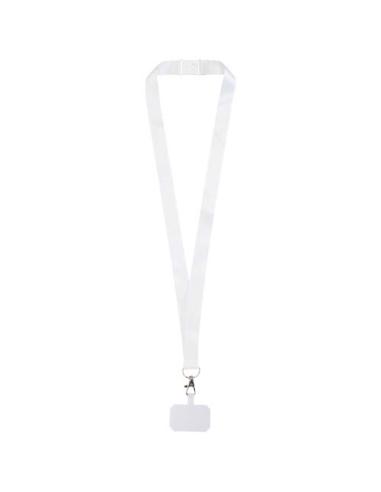 Lanyard de sublimación con soporte para teléfono y cierre de seguridad NC1022LP1