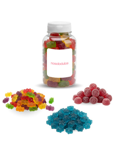 Bote Medicinas relleno de Gominolas Sin Azúcar Personalizado | Desde 1,90 € | nosolodulce