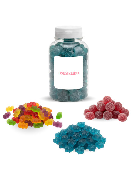 Bote Medicinas relleno de Gominolas Sin Azúcar Personalizado | Desde 1,90 € | nosolodulce