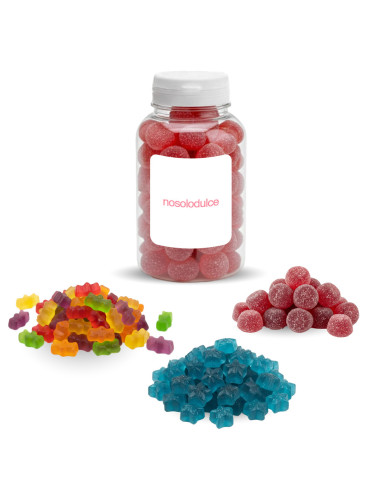 Bote Medicinas relleno de Gominolas Sin Azúcar Personalizado | Desde 1,90 € | nosolodulce
