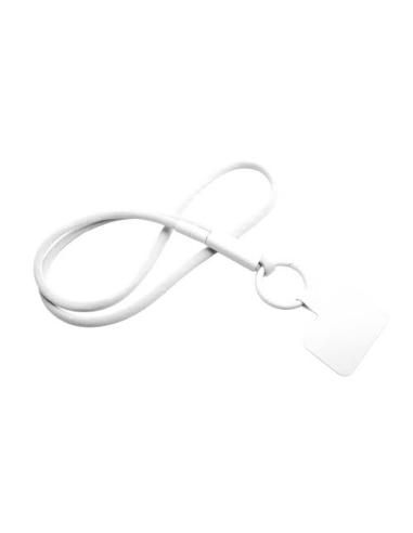 Lanyard con soporte para teléfono con tubo de plástico reciclado N10300IP1