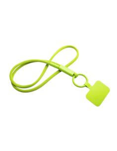 Lanyard con soporte para teléfono con tubo de plástico reciclado N10300IP1