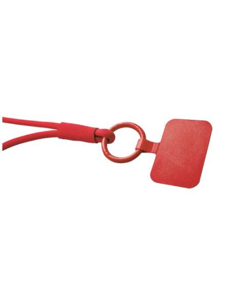 Lanyard con soporte para teléfono con tubo elástico N12400IP1