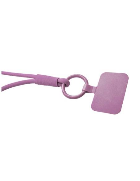 Lanyard con soporte para teléfono con tubo elástico N53400IP1