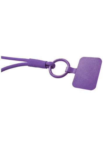 Lanyard con soporte para teléfono con tubo elástico N73400IP1