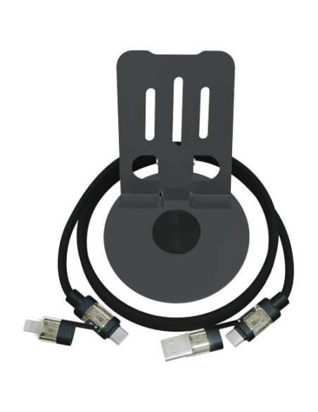 Soporte para teléfono 360° con cable de carga 4 en 1 de 240 W N28622XP1