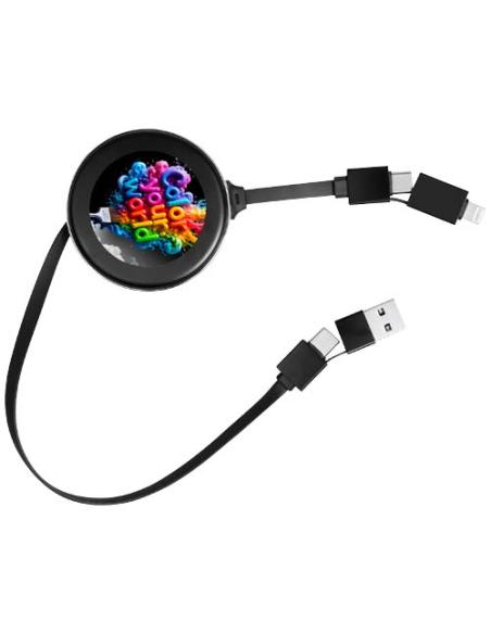 Cable retráctil 4 en 1 de 65 W N09632XP1