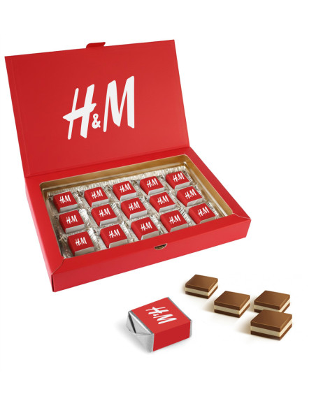 Estuche con 15 Bombones Cortados Personalizados | Desde 10,38 € | nosolodulce