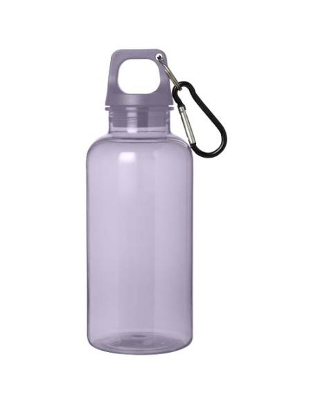 Bidón de 400 ml de plástico reciclado con mosquetón y certificación RCS N53877001