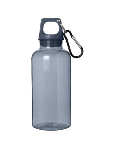 Bidón de 400 ml de plástico reciclado con mosquetón y certificación RCS N55877001