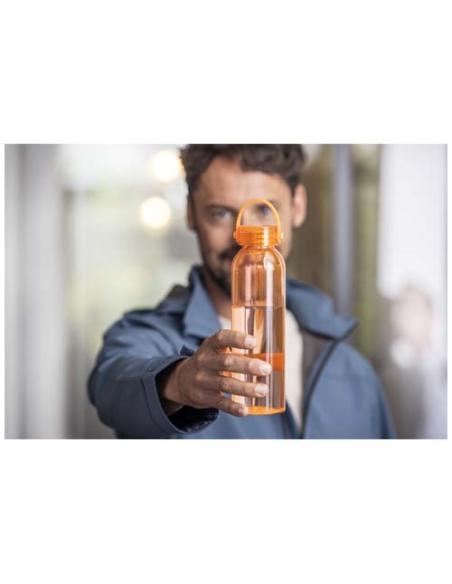 Botella de 630 ml de plástico reciclado con certificado RCS N46638001