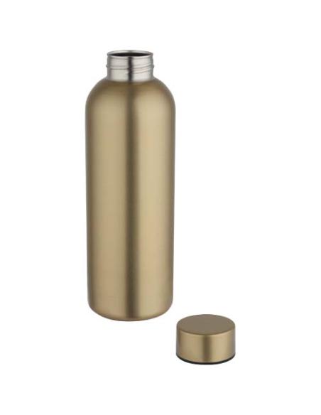 Botella de agua de 750 ml de acero inoxidable reciclado con pared simple y certificado RCS N41029001