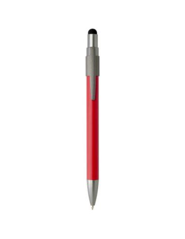 Bolígrafo de material reciclado RCS con stylus y fidget spinner (tinta azul) N12744601