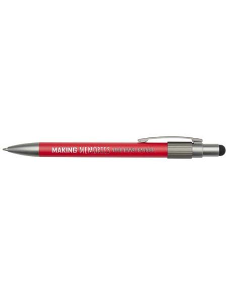 Bolígrafo de material reciclado RCS con stylus y fidget spinner (tinta azul) N12744601