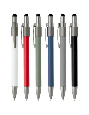 Bolígrafo de material reciclado RCS con stylus y fidget spinner (tinta azul) N12744601