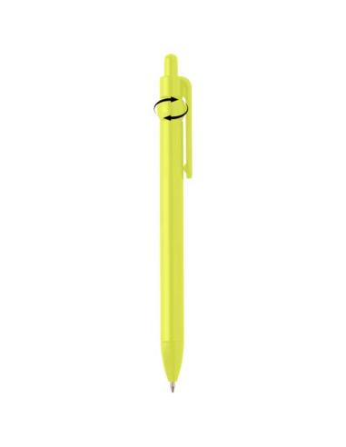Bolígrafo de plástico reciclado (tinta negra) N36469701