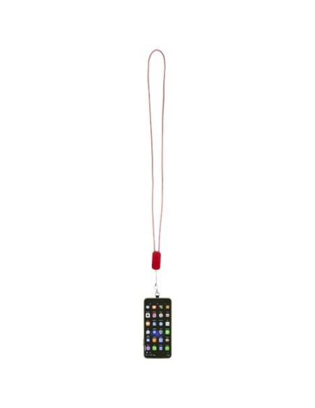 Lanyard de plástico reciclado para smartphone con cable integrado 5 en 1 de 27 W N12494421