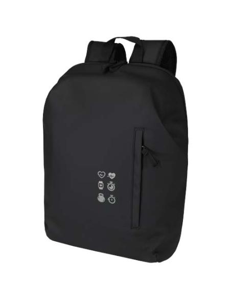 Mochila de 15" y 18 l antirrobo de material reciclado con certificado GRS N09901031