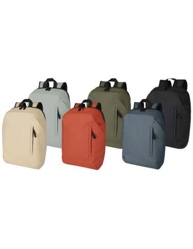 Mochila de 15" y 18 l antirrobo de material reciclado con certificado GRS N09901031