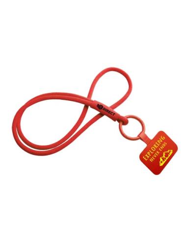 Lanyard con soporte para teléfono con tubo elástico N12400IP1